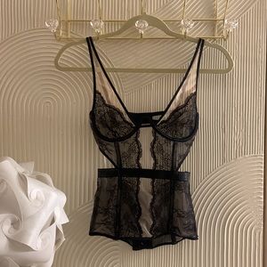 NWT XS Victoria’s Secret sheer lace bra top